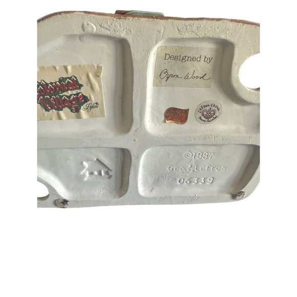 Lefton 1987 06339 Graystone‎ House Handpainted Cottage Designed by Byron Wood - Picture 6 of 7